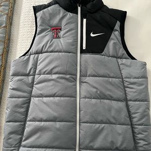 Texas Tech Red Raiders Nike Puffer Vest. Size Large